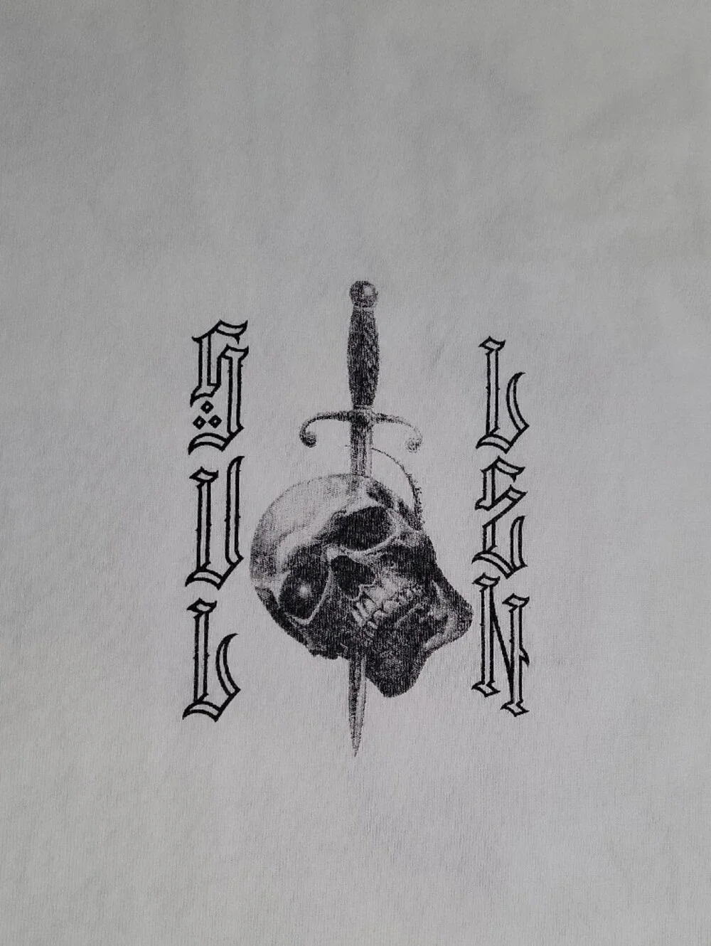 Sullen Art Mens White Short Sleeve Graphic Tee